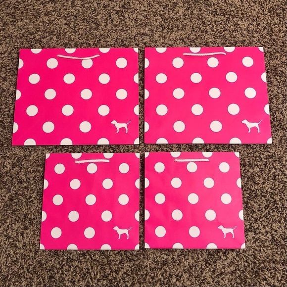 PINK Victoria's Secret Handbags - Victoria’s Secret PINK Shopping Gift Bag Bundle